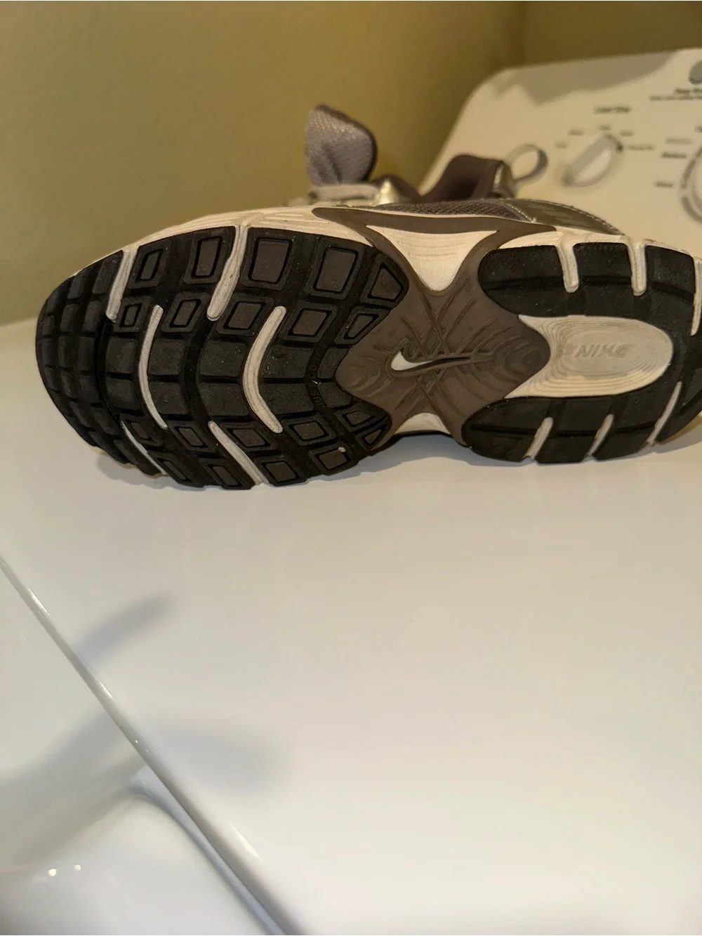 Nike Kids Silver and Grey Performance Sneakers